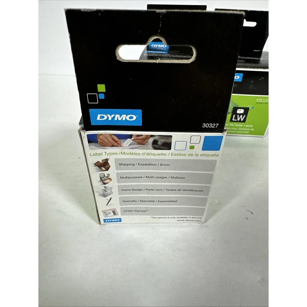 DYMO 30327 File Folder Labels White 9/16